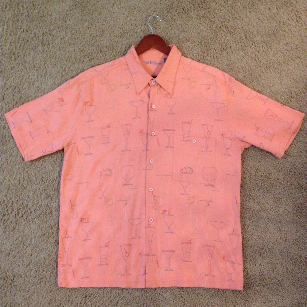 Tori Richard Men’s Cocktail imprint silk Shirt